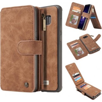 CaseMe Luxury Wallet Flip Case Bruin Samsung Galaxy S8