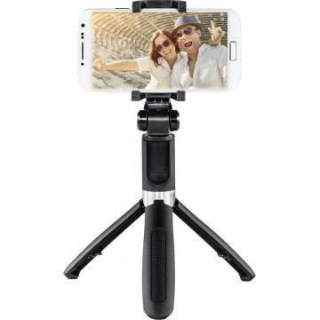 Hama Selfie-stick "Funstand 57", met Bluetooth-ontspanner, zwart