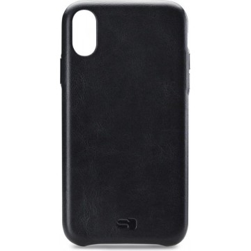 Senza Pure Leather Cover Apple iPhone XR Deep Black