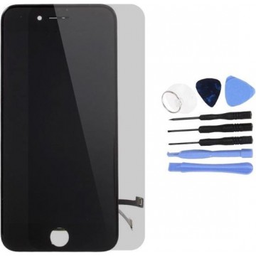 Voor Apple iPhone 7 - A+ LCD scherm Zwart + Tools & Screen Guard