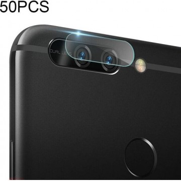 50 STKS Soft Fiber Back Camera Lens Film voor Huawei Honor V9