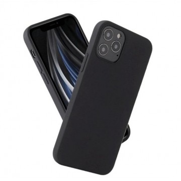 Iphone 12 pro zwart hoesje- Iphone 12 pro siliconen tpu case zwart- Iphone 12 pro hoes zwart