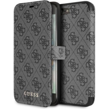 Guess booktype hoesje Charms Collection - Donkergrijs - voor Apple iPhone 7 Plus / iPhone 8 Plus