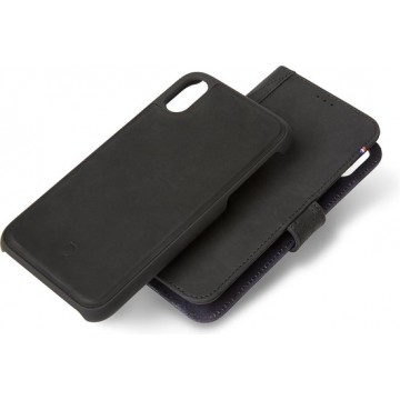 Decoded Leather 2-in-1 Wallet Case met uitneembare Back Cover voor iPhone Xs/ X (5,8 inch) Zwart