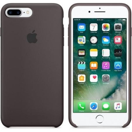 Apple Siliconen Back Cover voor iPhone 7 Plus / iPhone 8 Plus - Donkerbruin