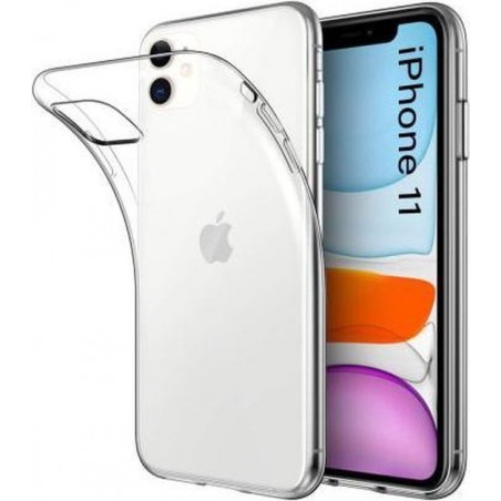 iPhone 11 Hoesje Transparant - Siliconen Case