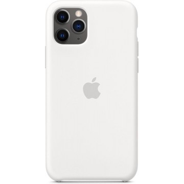 Apple Silicone Backcover iPhone 11 Pro hoesje - White