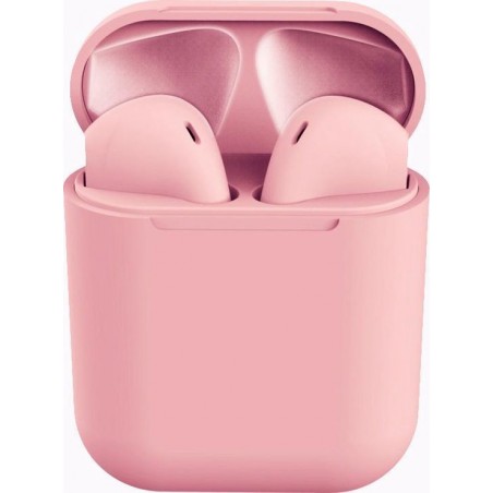 INPODS 12 Draadloze Bluetooth Oordopjes Mat ROZE - IBS Commerce - AIRPODS alternatief