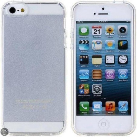 Hoesje voor iPhone 5 & 5S - Siliconen - Transparant