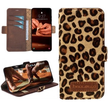 Bouletta - Samsung S20 hoesje - leder BookCase hoesje - Furry Leopard