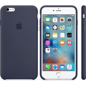Apple Silicone Backcover iPhone 6(s) Plus hoesje - Midnight Blue