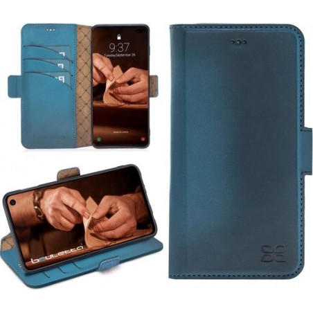 Bouletta Leren Samsung Galaxy S10 Plus Hoesje BookCase  Midnight Blue