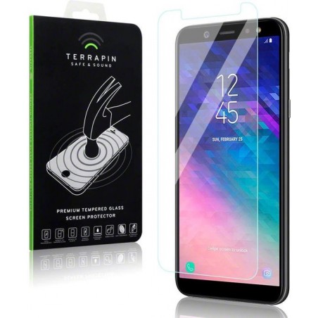 Screenprotector voor Samsung Galaxy A6 (2018), tempered glass (glazen screenprotector)