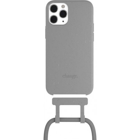 Change Case 2 in 1 Bio case - met afneembaar en verstelbaar nekkoord - voor iPhone 12 Pro Max  - Cool Grey