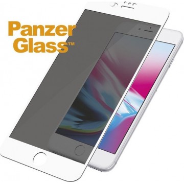 PanzerGlass CamSlider™ Privacy Screenprotector voor iPhone 8 / 7 / 6s / 6 - Wit