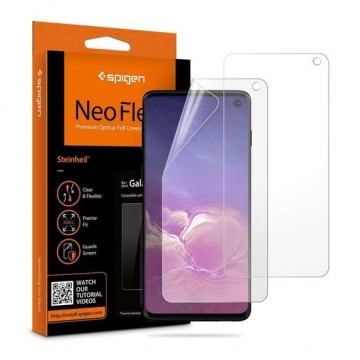 Spigen -  Neo Flex HD Screenprotector Samsung Galaxy S10 (2 Pack)