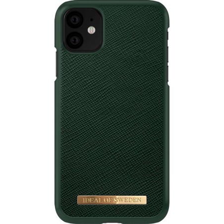 iDeal of Sweden iPhone 11 Fashion Case Saffiano Green