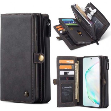 CaseMe Premium Wallet Case Hoesje Samsung Galaxy S20 - Zwart