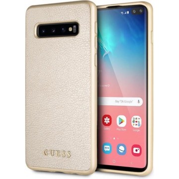 Guess backcover voor Samsung Galaxy S10 Plus - Goud