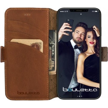 Bouletta Lederen Apple iPhone Xr Hoesje - Wallet Case - Rich Cognac