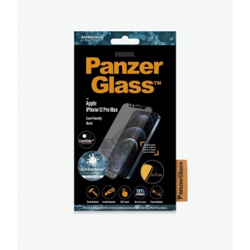 PanzerGlass CamSlider™ Screenprotector voor iPhone 12 Pro Max - Zwart