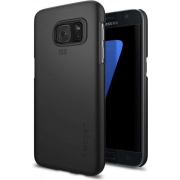 Hoesje Samsung Galaxy S7 - Spigen Thin Fit Case - Zwart