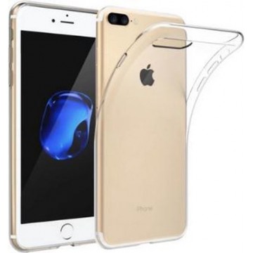 iPhone 8 Plus Hoesje Transparant - Siliconen Case