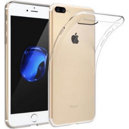 iPhone 8 Plus Hoesje Transparant - Siliconen Case