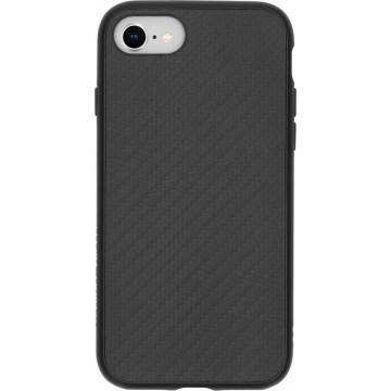 RhinoShield SolidSuit Backcover iPhone SE (2020) / 8 / 7 hoesje - Carbon Fiber Black