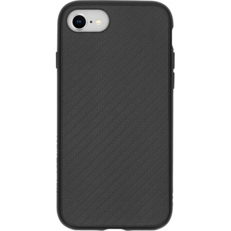 RhinoShield SolidSuit Backcover iPhone SE (2020) / 8 / 7 hoesje - Carbon Fiber Black