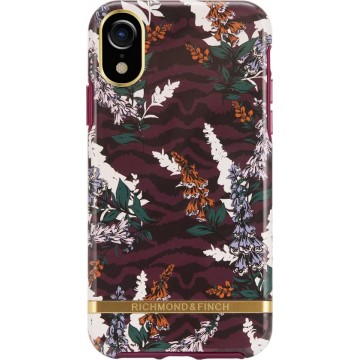 Richmond & Finch Floral Zebra - Gold details for iPhone XR colourful