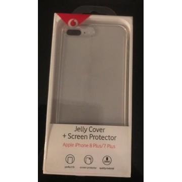 Screenprotector en Jelly cover voor IPhone 8plus/7plus