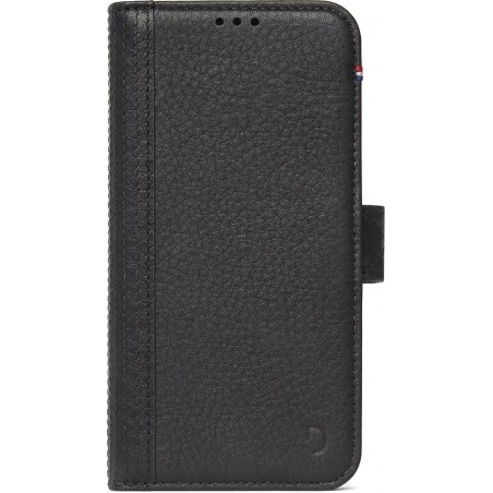 DECODED Wallet Case iPhone Xs / X, Book Case met magneetsluiting, Schokbestendig, hoes voor iPhone X [ Zwart ]