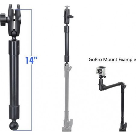 RAM Mount Extra verlengbuis voor b-kogel montage RAP-BB-230-14-201