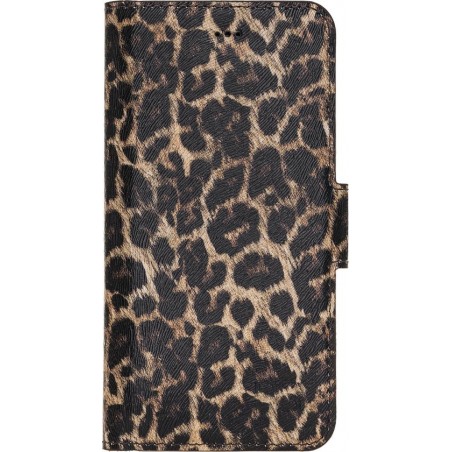 Bouletta Samsung Galaxy S10e leer Book- WalletCase hoesje (Leopard)