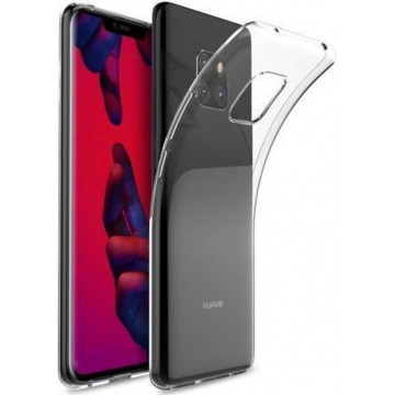 Huawei Mate 20 Pro Hoesje Transparant - Siliconen Case
