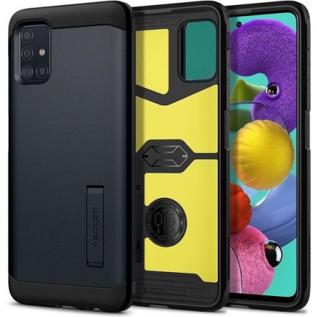 Hoesje Samsung Galaxy A71 - Spigen Tough Armor Case - Grijs