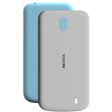 Dual Cover Nokia 1 - Grijs & blauw