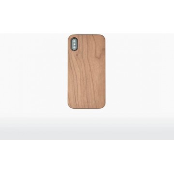 Oakywood Houten iPhone Hoesje - Klassiek - Kers - Product Telefoon: iPhone X / Xs