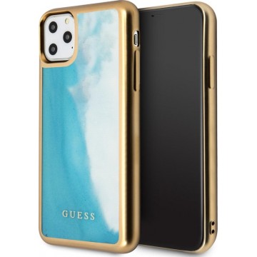 Guess Backcover hoesje met Glitter - iPhone 11 Pro MAX- Siliconen rand