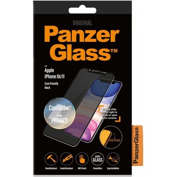 PanzerGlass CamSlider™ Privacy Screenprotector voor iPhone 11 / iPhone Xr