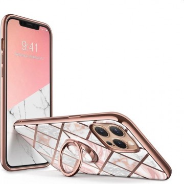 Supcase Cosmo Snap hoesje voor Apple iPhone 12/12 Pro - marmer pink