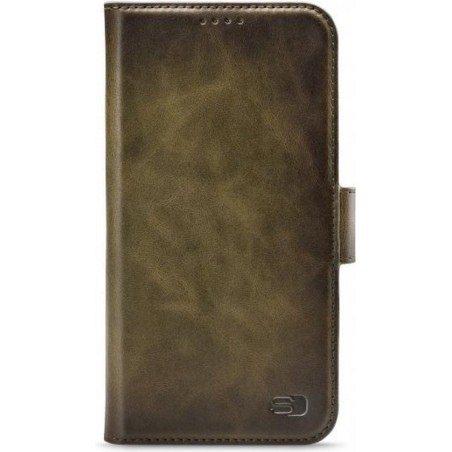 Senza Desire Leather Wallet Apple iPhone 11 Burned Olive