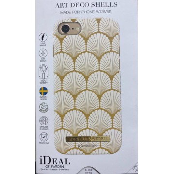 iDeal of Sweden Fashion Backcover iPhone SE 2020/8/7/6S/6 hoesje - ART DECO SHELLS
