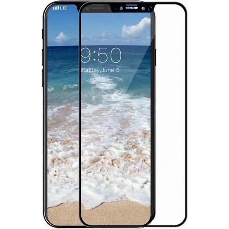 iPhone 7 en 8 Screenprotector Gehard Glas - Zwart