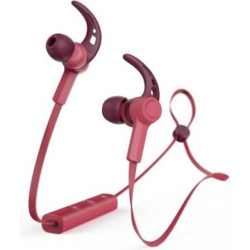 Hama Bluetooth®-koptelefoon Connect In-ear Micro Ear-hook Rood