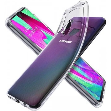 MMOBIEL Siliconen TPU Beschermhoes Voor Samsung Galaxy A40 A405 2019 - 5.9 inch Transparant - Ultradun Back Cover Case