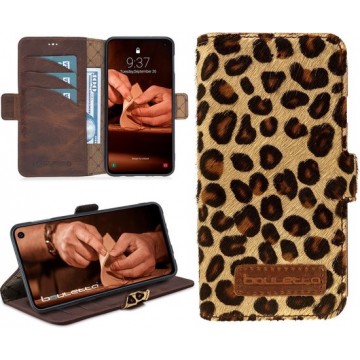 Bouletta Lederen Samsung Galaxy S10e - BookCase hoesje - Furry Leopard