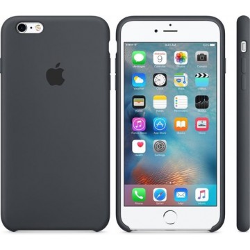 Apple Silicone Backcover iPhone 6(s) Plus hoesje - Charcoal Grey