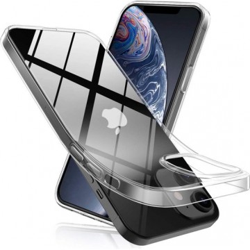 iPhone 12 Mini - Soft  Silicone Hoesje - Transparant